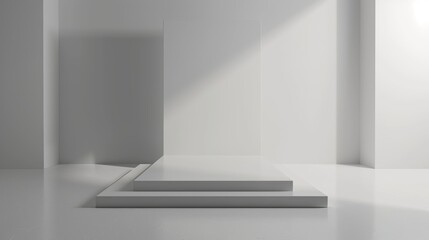 Product Display on White Backdrop Generative AI