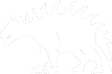 Kentrosaurus outline