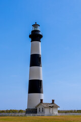 lighthouse on the coast in the outer banks north Carolina