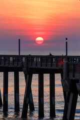 sunrise on the pier