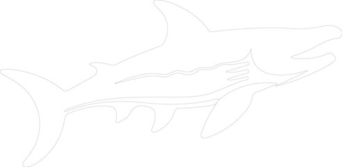 Liopleurodon outline