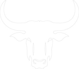 longhorn outline