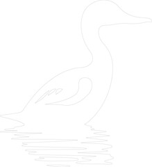 Obraz premium loon outline