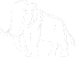 mammoth outline