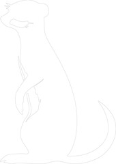 meerkat outline