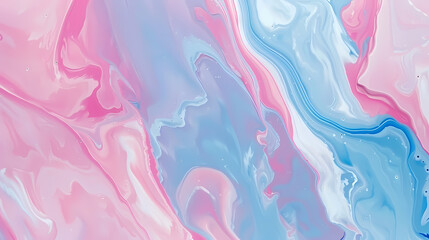 Swirling Pastel Hues in an Abstract Art Painting - obrazy, fototapety, plakaty