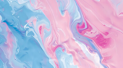 Swirling Pastel Hues in an Abstract Art Painting - obrazy, fototapety, plakaty