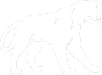 panther outline