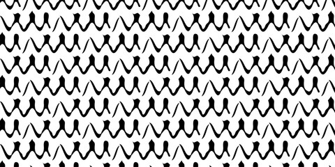 seamless pattern with silhouettes