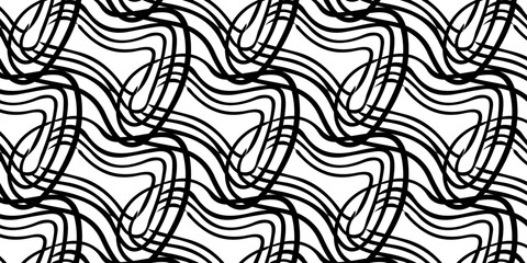black and white seamless pattern