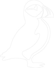 puffin outline