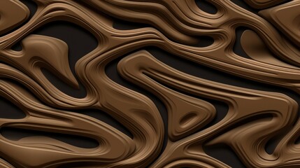 Abstract brown wavy texture background