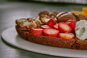 chocolate candy in a bowl