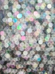 Bright background, shiny circles, colored balls