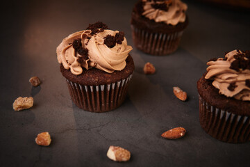 cupcake with frosting