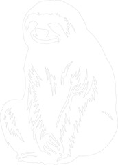 sloth outline