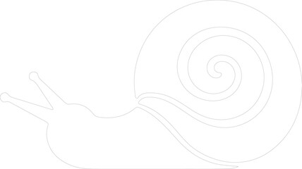 snail outline