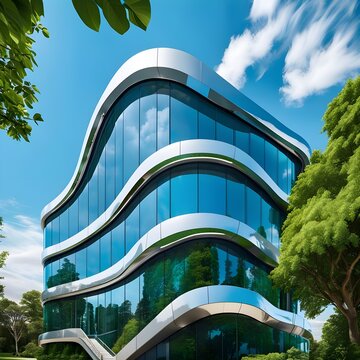 modern office building