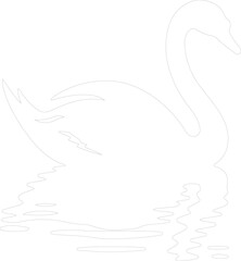 swan outline