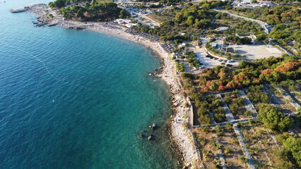mediterranean, adria, island, adriatic, sea, water, summer, travel, vacation blue, aerial, view,...