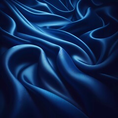 Obraz premium Hintergrund, Wallpaper: blaue Seide