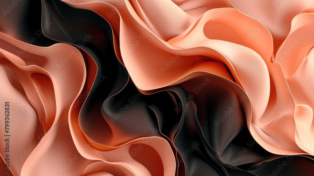Poster abstract wave patterns
