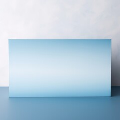 Blue blank pale color gradation with dark tone paint on environmental-friendly cardboard box paper texture empty pattern with copy space for product 