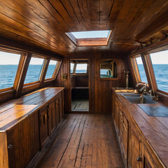 Peculiar Panorama Inside Peek at an Antiquated Pirate's Wooden Vessel