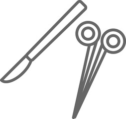 surgical scalpel icon
