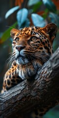 A jaguar in the wild