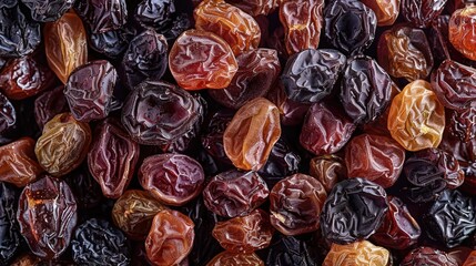 Raisins are a potent source of potassium which could aid in boosting bone health promoting hair growth and giving skin a radiant appearance