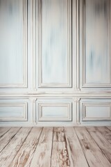 Whitewashed Wooden Wall Background