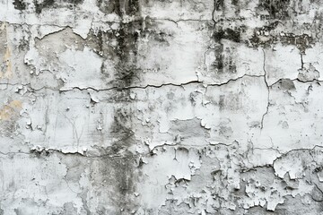old weathered whitewash painted wall texture