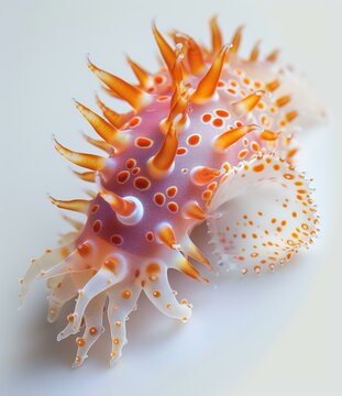 A Magnificent Orange-Spotted Nudibranch