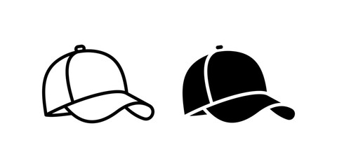 Hat Icon Set. for mobile concept and web design. vector illustration