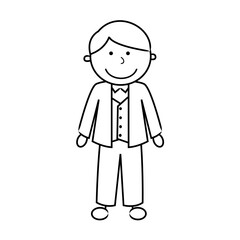 Stick Figure People Wedding