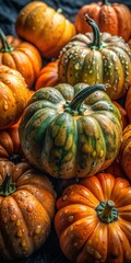 Background Photo of Fresh, Wet, and Organic Vegetables

