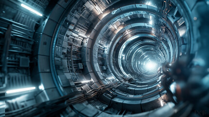 Exploring Nuclear Fusion: Hyper-Realistic Depiction of Fusion Reactor Core Interior