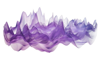 Ethereal Purple Waves Abstract Design