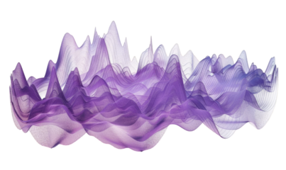 Ethereal Purple Waves Abstract Design