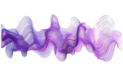 Abstract Purple Waves Flowing Design