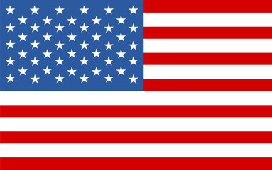 Fototapeta premium The flag of United state illustration vector.