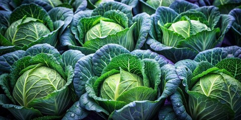 Fototapeta premium Background Photo of Fresh, Wet, and Organic Vegetables