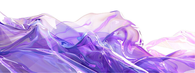 Ethereal Purple and Pink Fluid Abstract Wave Background