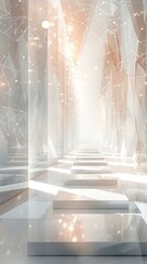 Futuristic White Digital Space