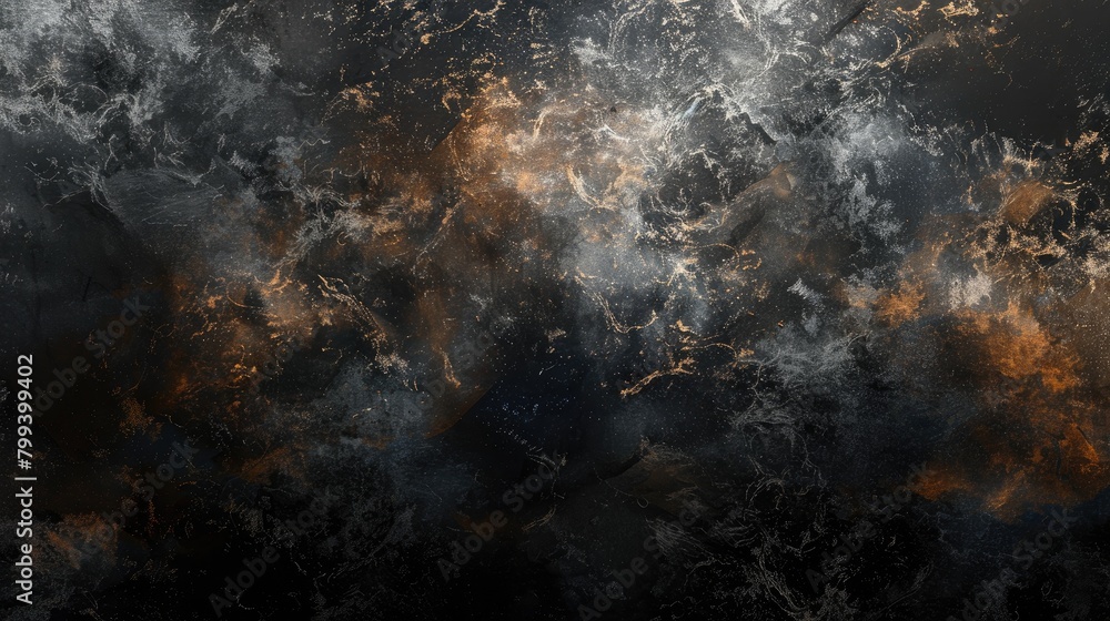 Poster abstract grungy background on a black canvas
