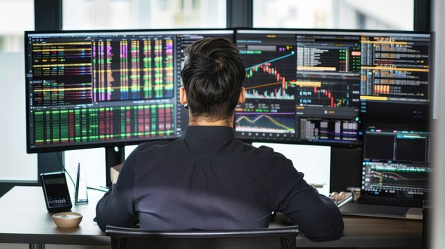 Mastering the Markets Programmer Creates CuttingEdge Algorithmic Trading Bot with Python Code and Financial Market Feeds on Dual Monitors
