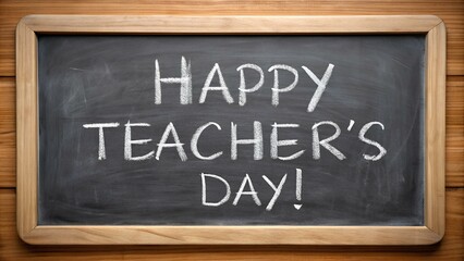 a chalkboard with the words happy teachers day written on it Teachers Day Background