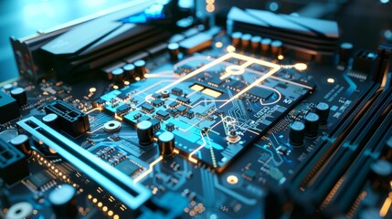 FutureForward Illuminated AI Chipsets on CuttingEdge Motherboard