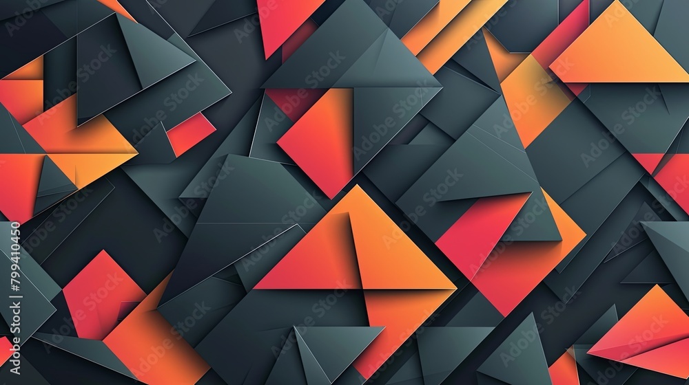 Poster a sophisticated image showcasing geometric shapes, perfect for designs requiring modernity and preci